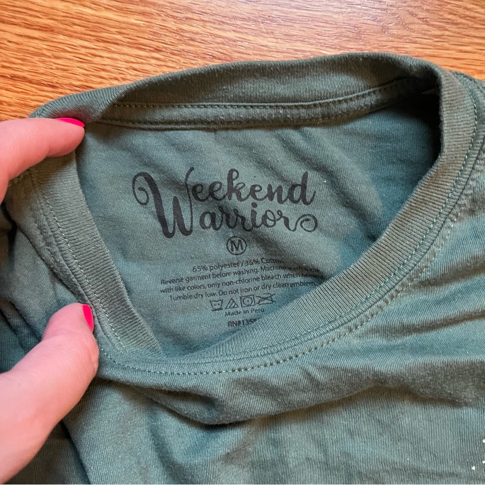 Weekend warriors skeleton yoga shirt size medium - Picture 3 of 3